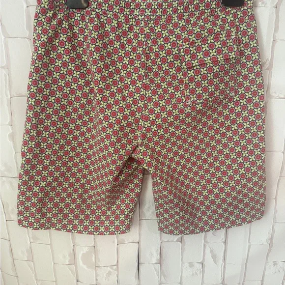 Psycho Bunny Red and Green Patterned Swim Shorts - Picture 8 of 8